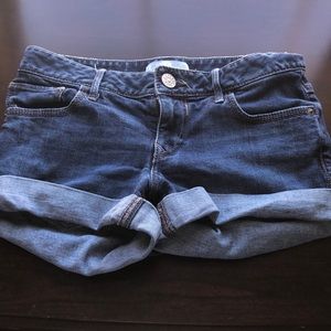 jean shorts from express